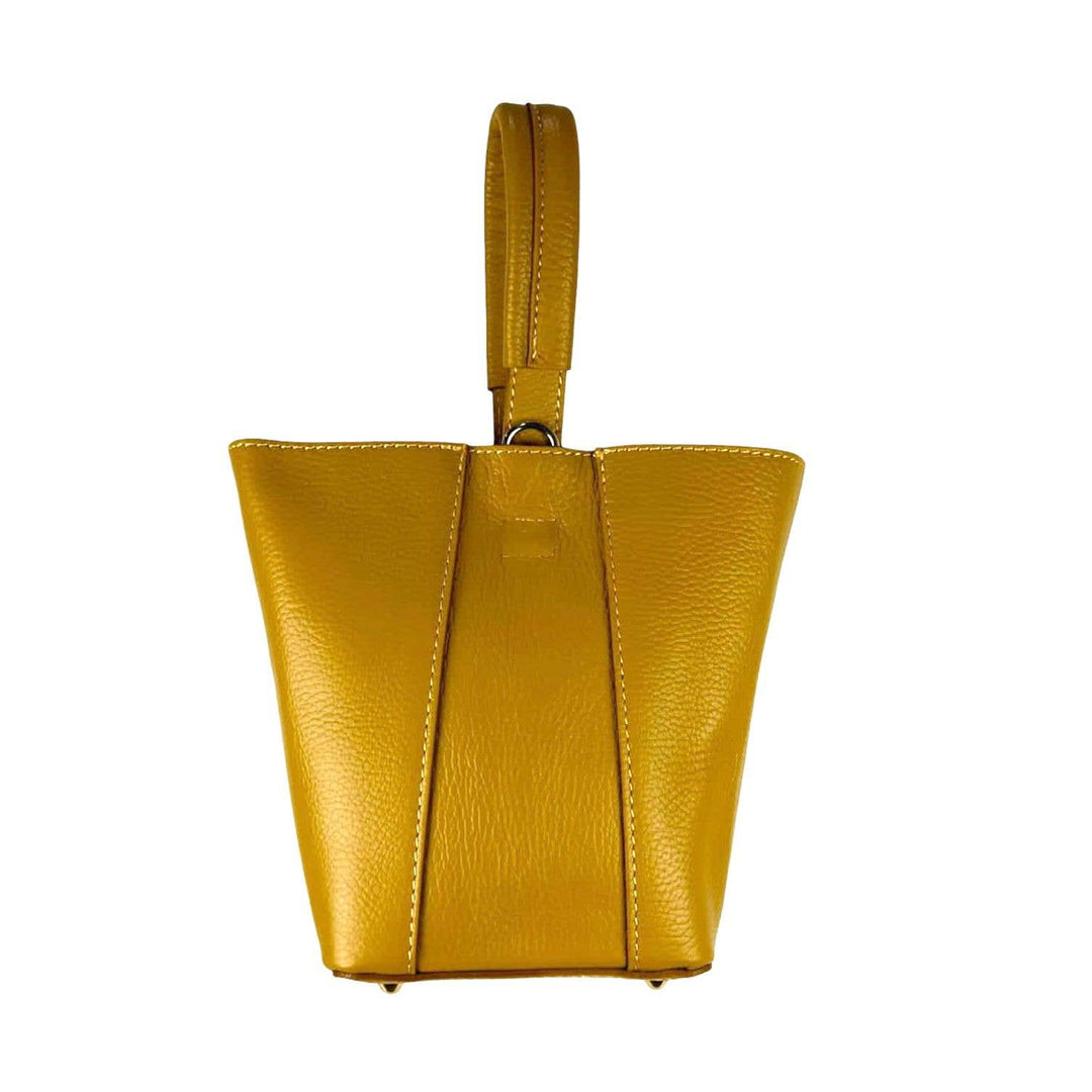 Genuine Leather Tote : Black