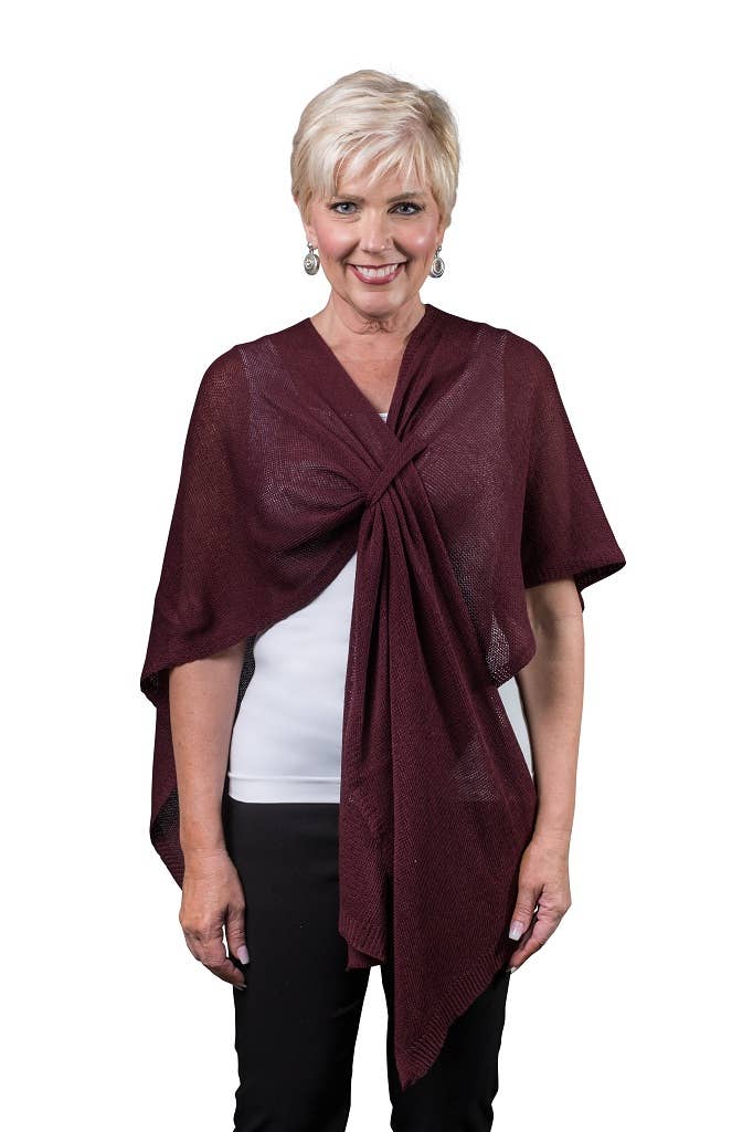 Aliya Cotton Wrap (W108): Bisque