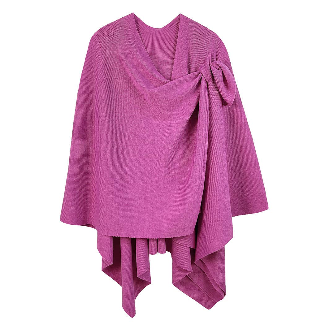 Ruana with Shoulder Strap: PNK