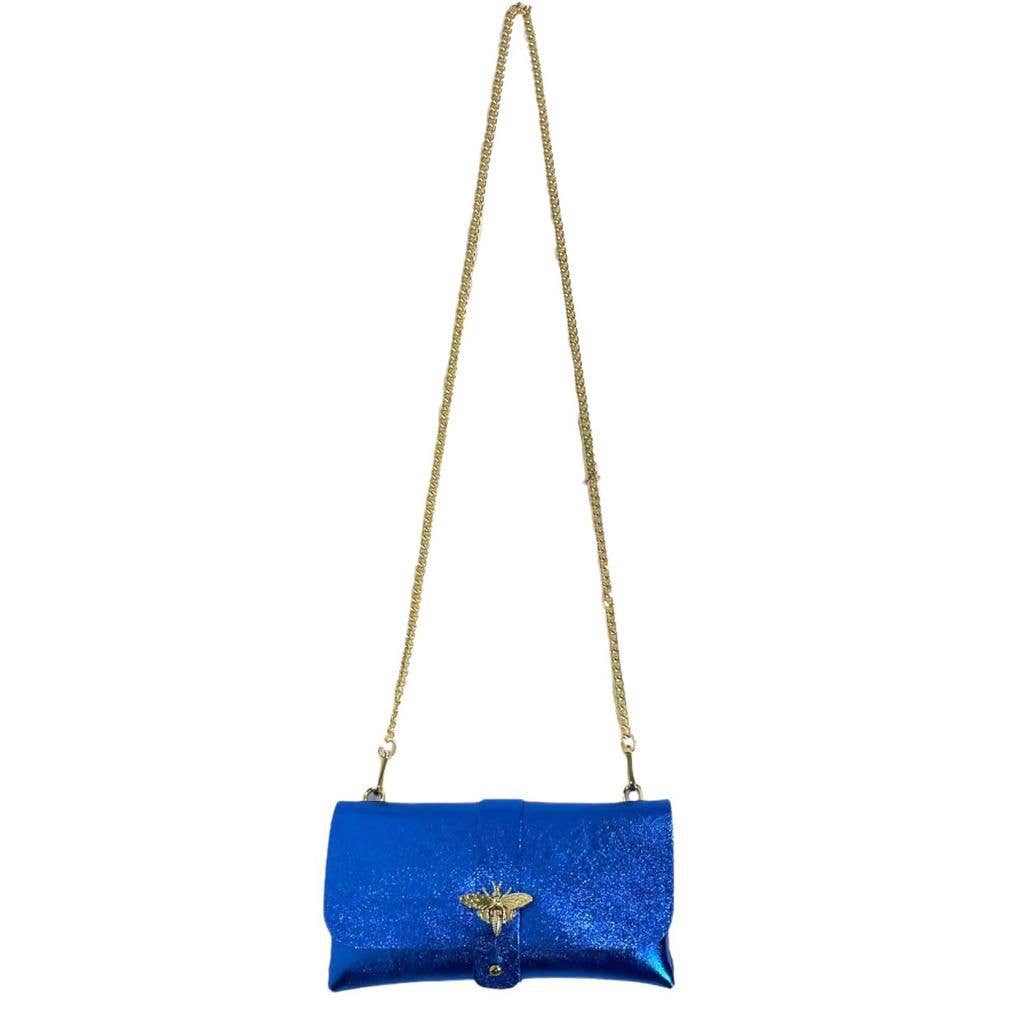 Italian Leather Bag: Red