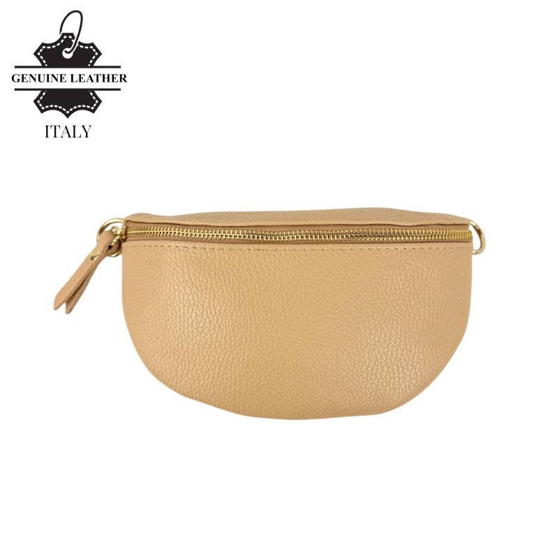 Italian Leather Waist: Red