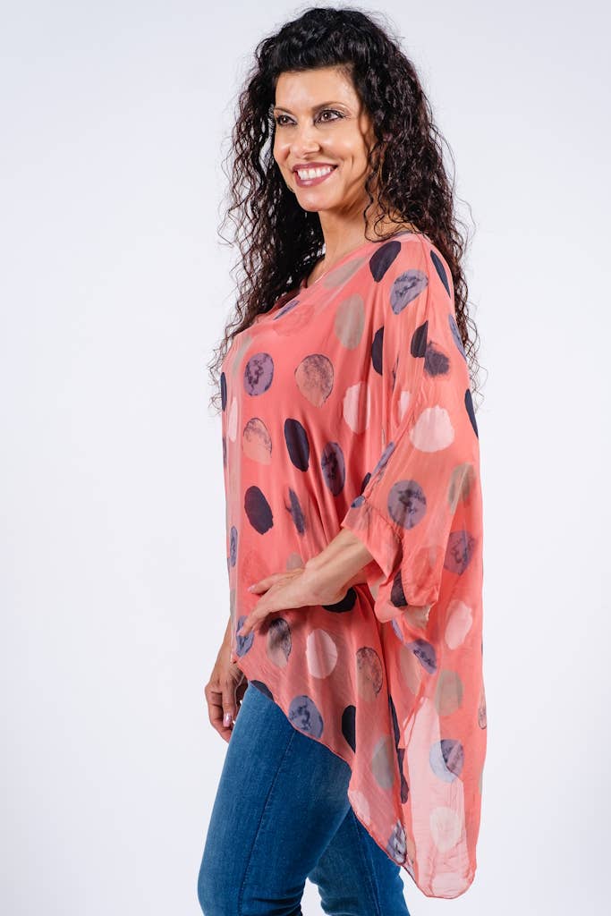 Circle Silk Kaftan (BQ201R):Olive