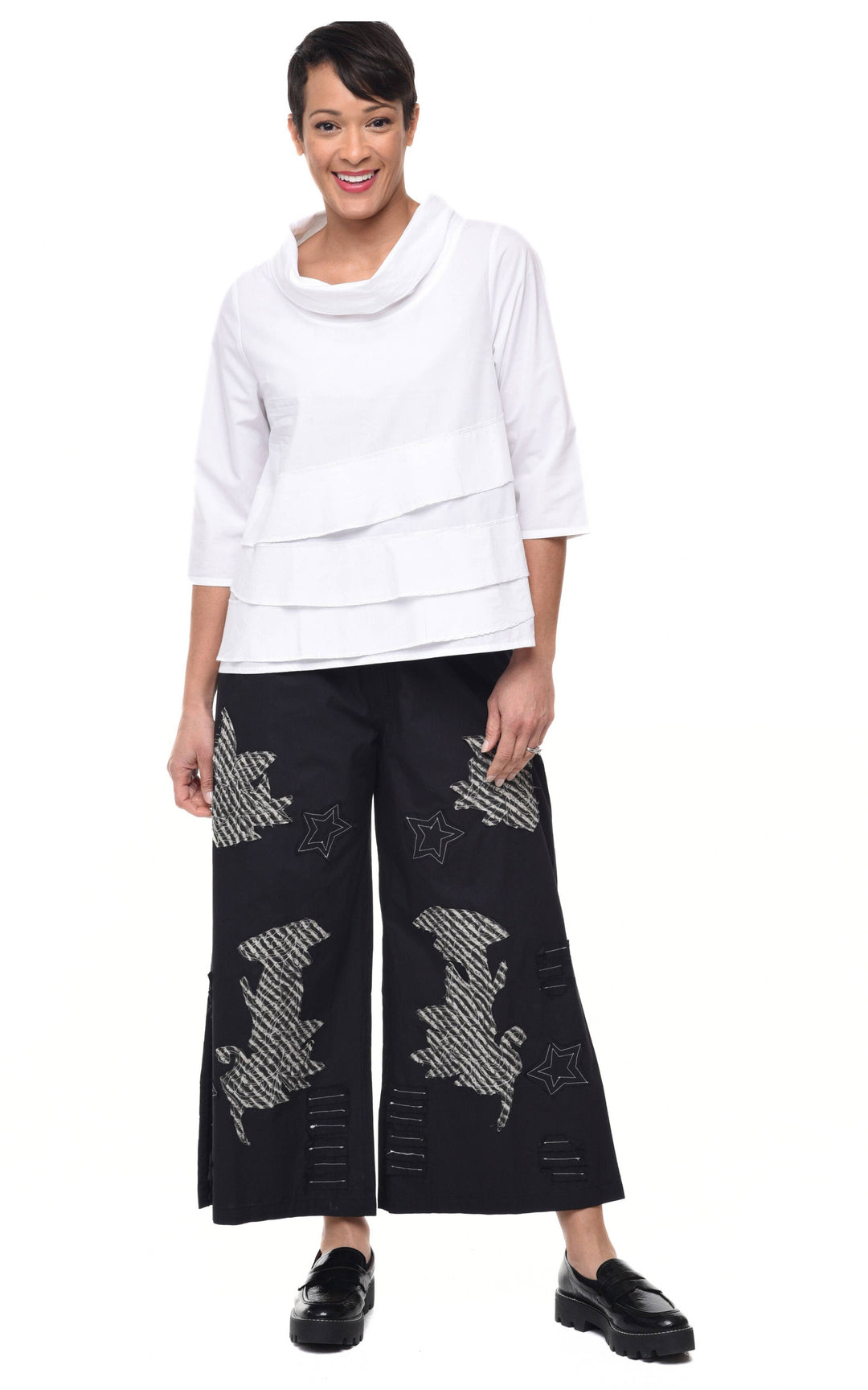 Tulip Clothing - CV1125 Luana Top in White*: XL
