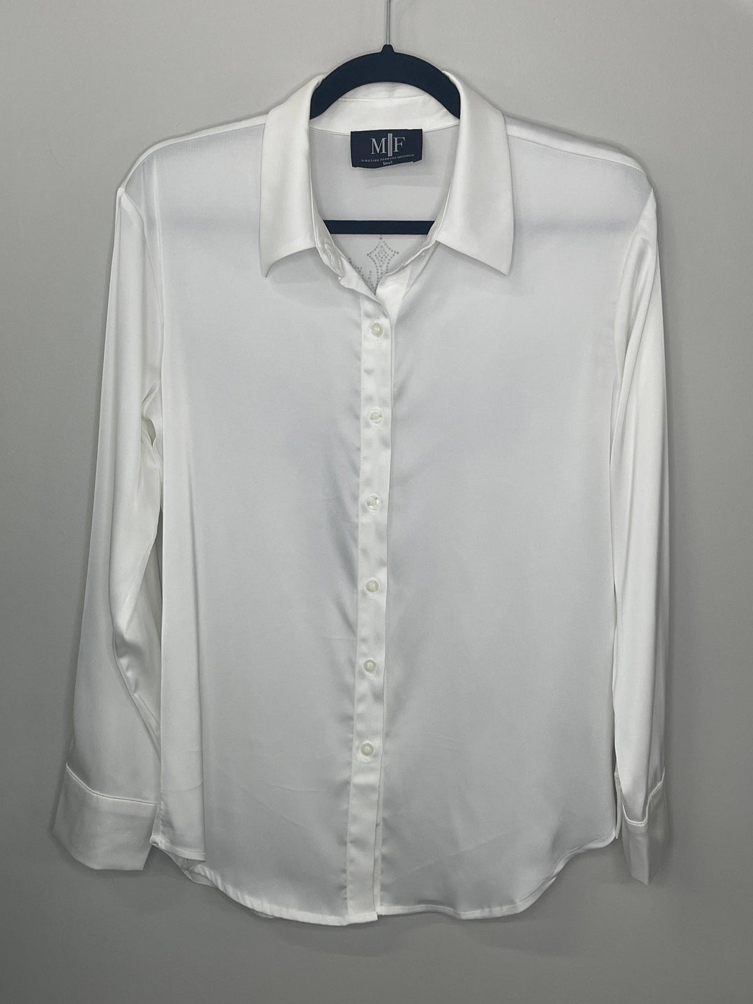 Shirt, Silky Ivory, Gold Queen Bee X-Large
