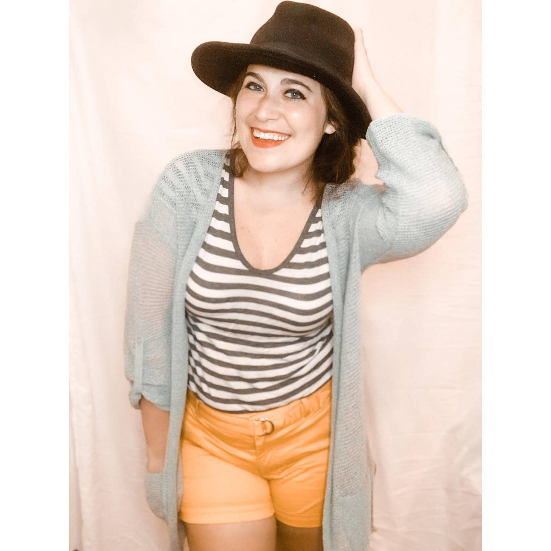 MESH CARDI BLK/L