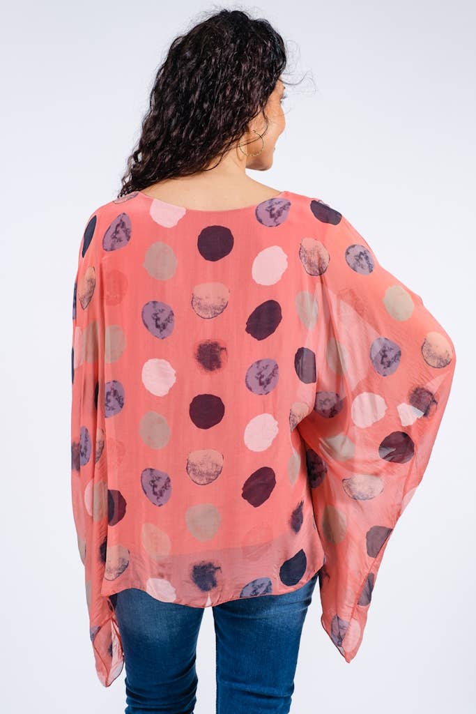 Circle Silk Kaftan (BQ201R):Olive