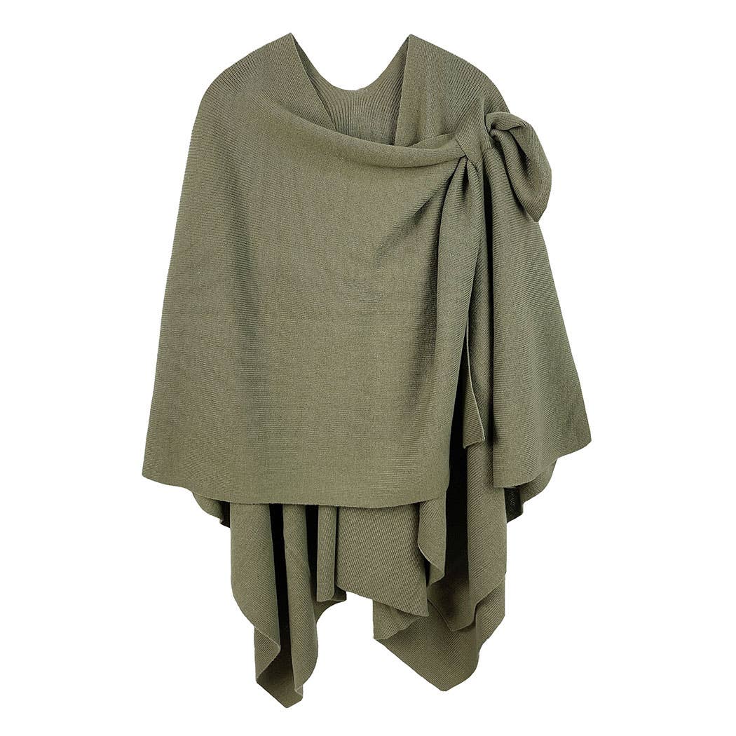 Ruana with Shoulder Strap: TEL