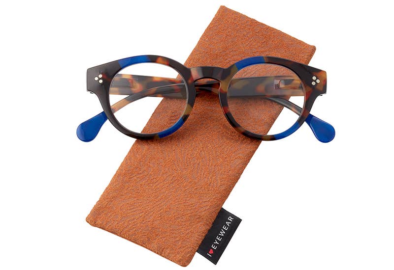 I Heart Eyewear - Kinslee Reading Glasses: Purple Tortoise / +1.75