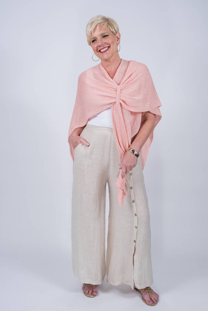 Aliya Cotton Wrap (W108):Carbon