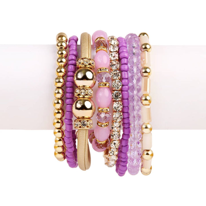 MULTI LINE BRACELET: NATURAL