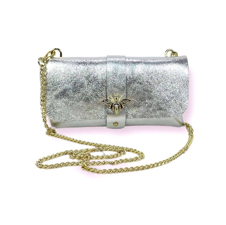 Italian Leather Bag: Red