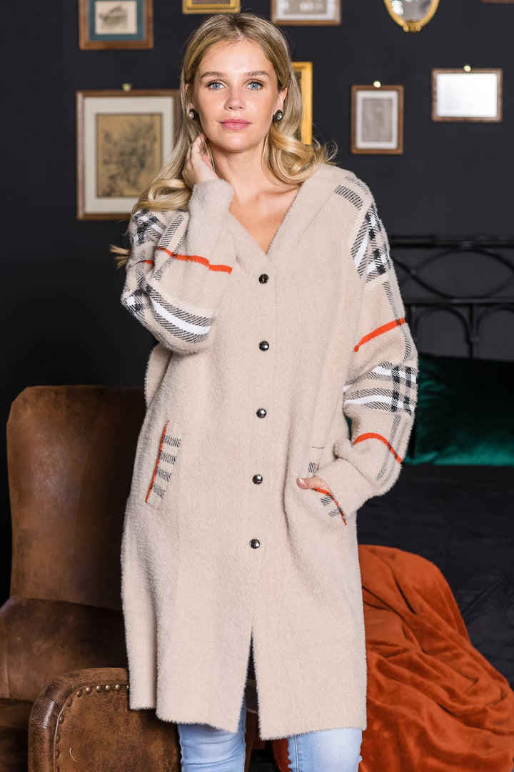 Sonnai Sweater Coat: Grey / L / 52092