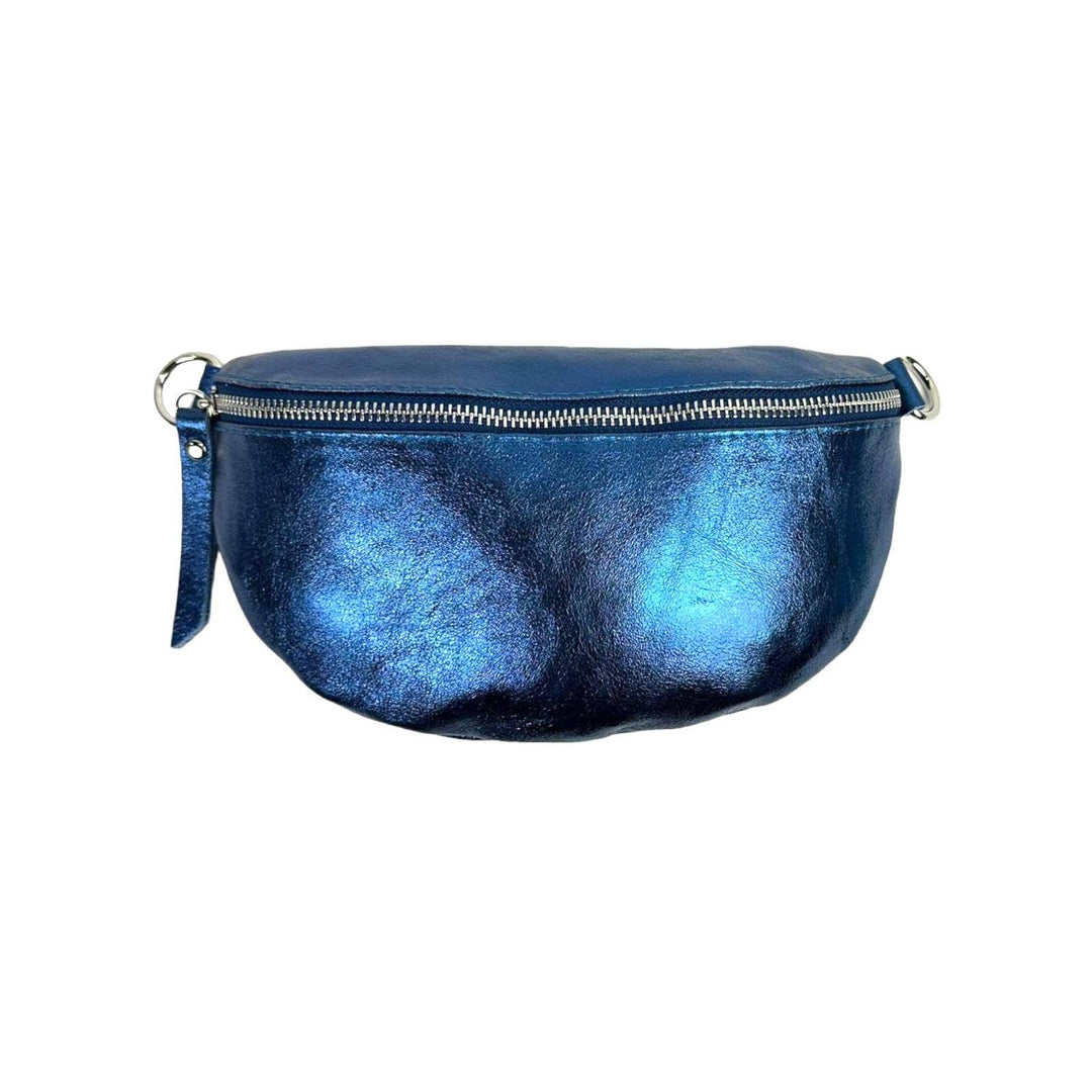 Metallic Leather Waist : Money