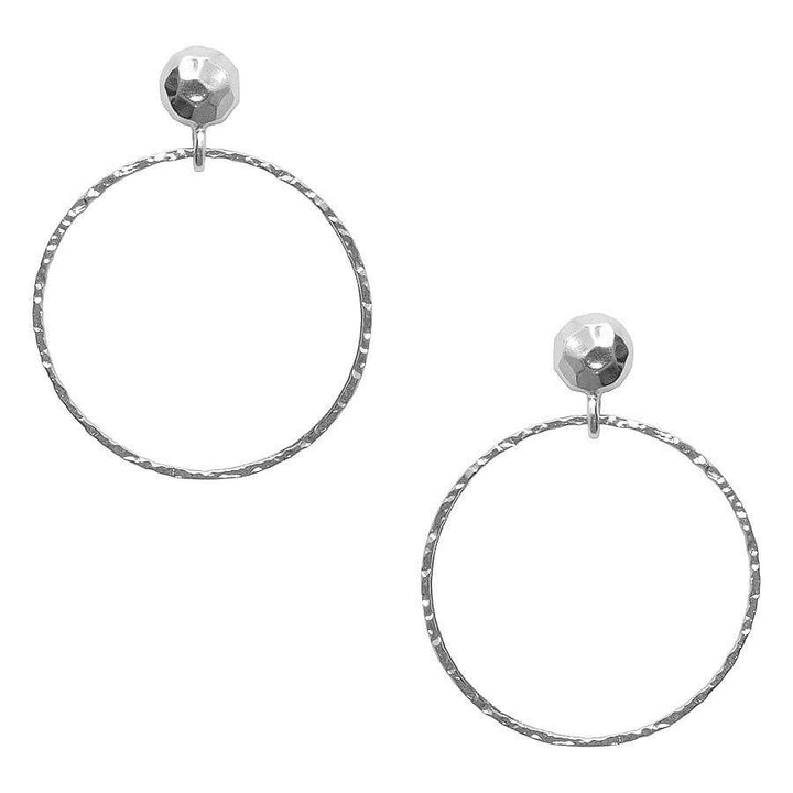 Hoop earrings: GOLD