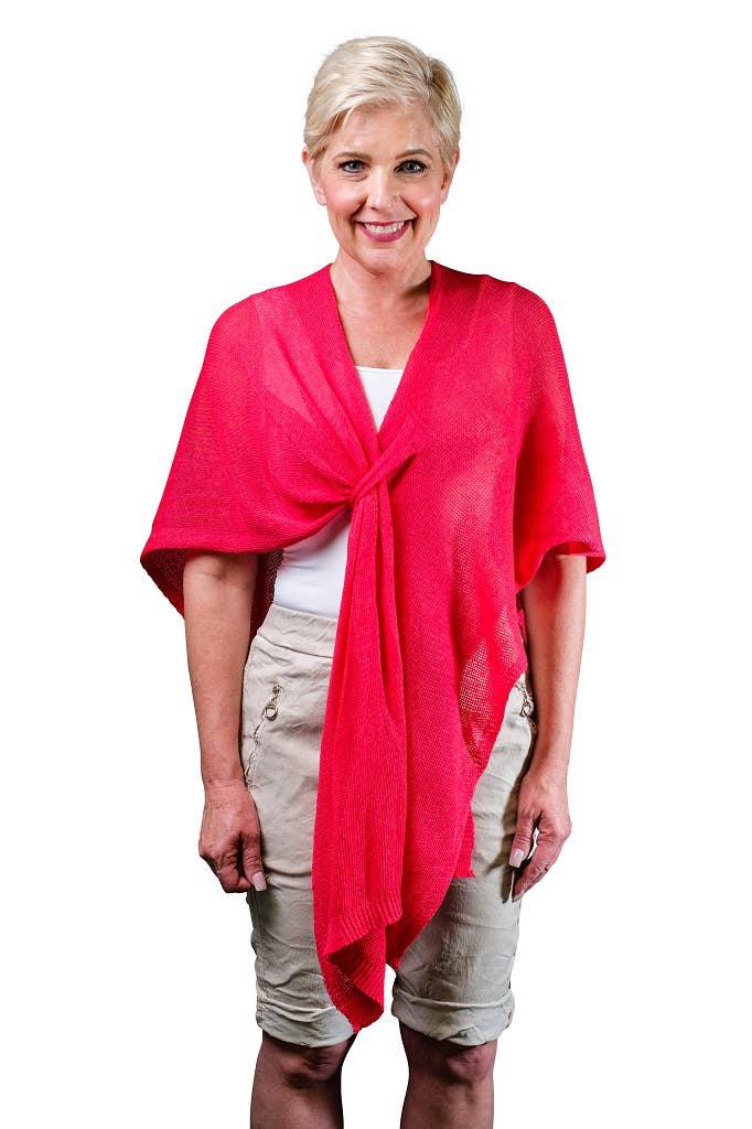 Aliya Cotton Wrap (W108): Black