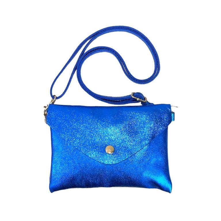 Leather Bag: Silver
