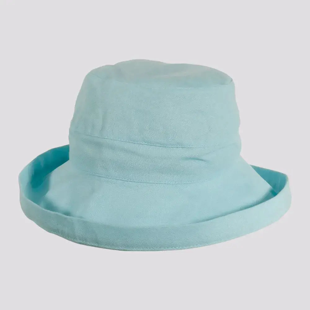 Cotton Sun Bucket Hat: Natural