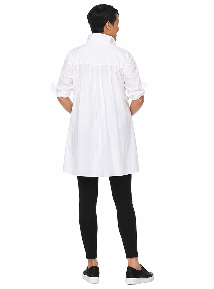 Tulip Clothing - CV125 Latte Shirt in White*: XS