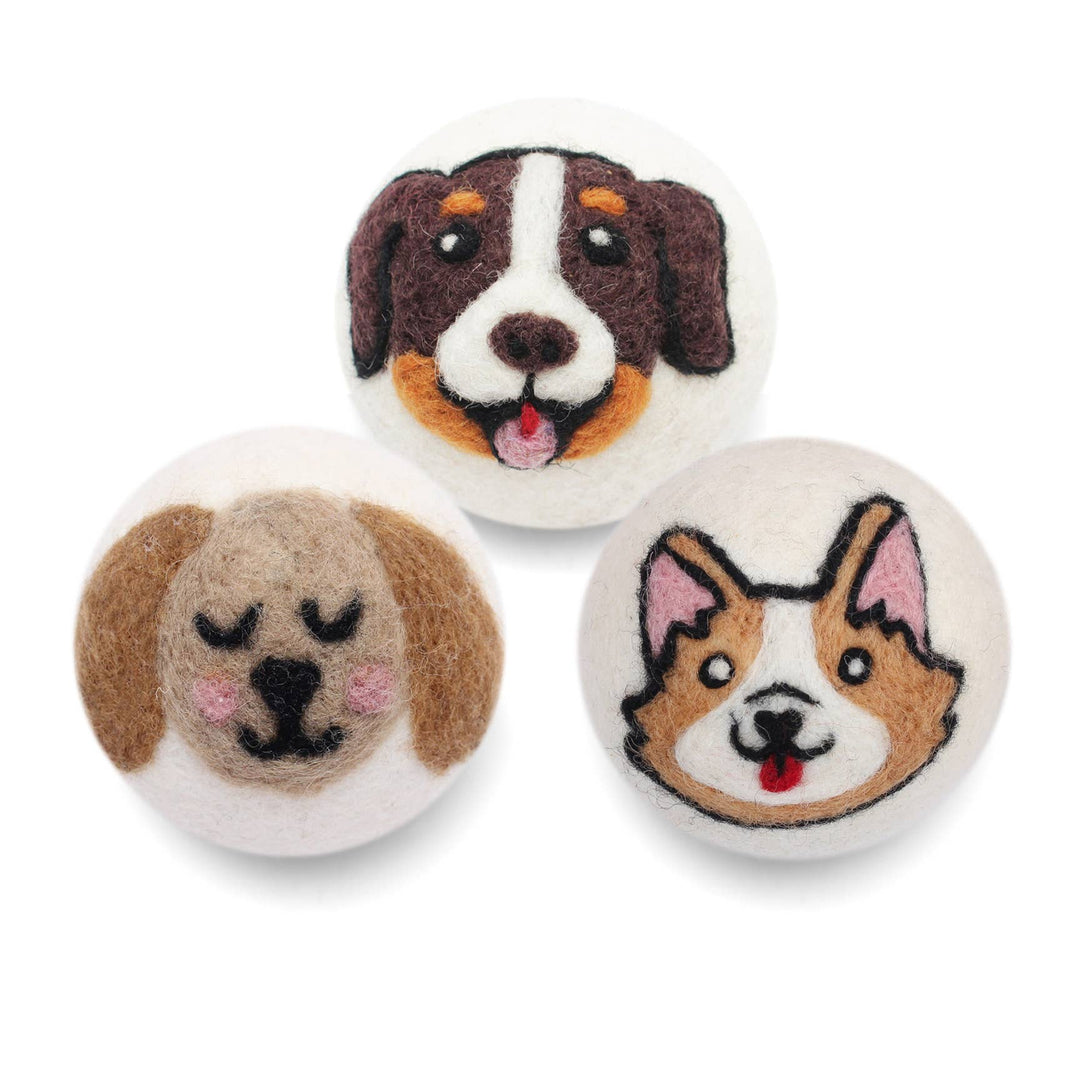 DRYER BALL: Dark Brown Dog
