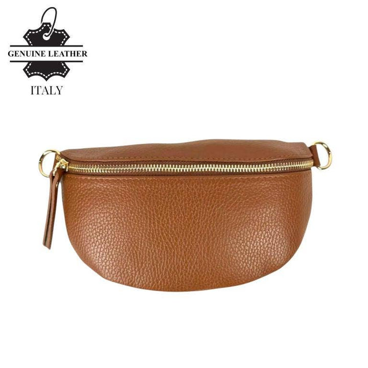 Italian Leather Waist: Red