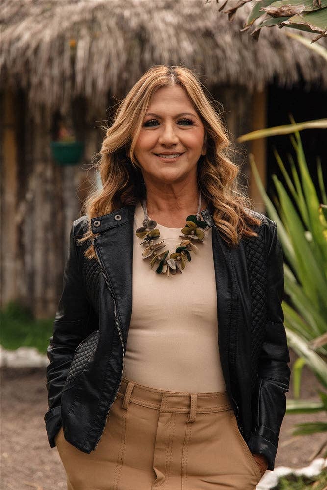 Mariposa Necklace: Olive Combo