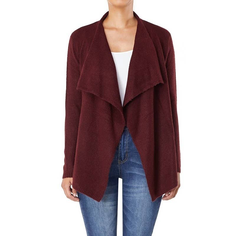 Sweater Cardigan MK8218: BLACK / M