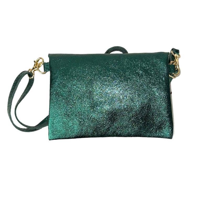 Leather Bag: Gold