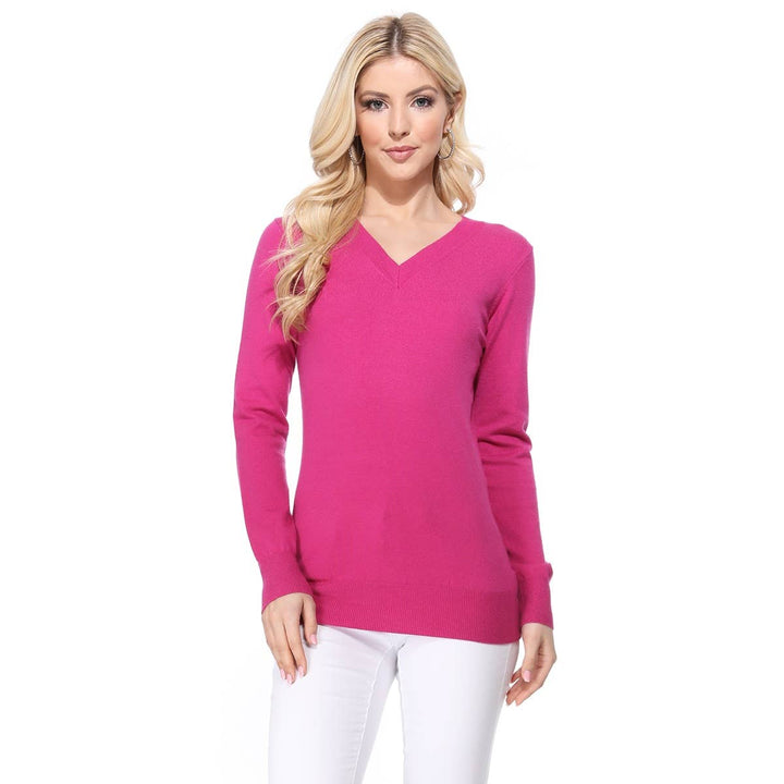 V-Neck Soft Sweater MK5501: NAVY / M