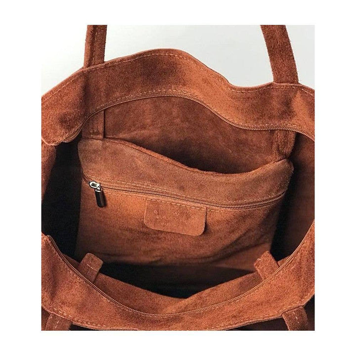 Premium Italian Leather Bag: Black