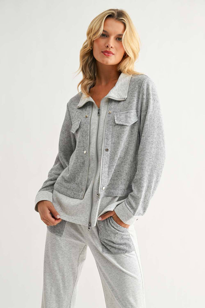 Jacob Jacket: Heather Grey / L