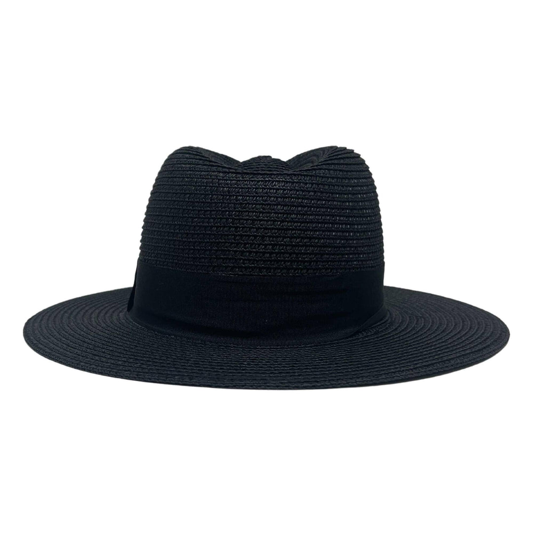 Fedora Straw Hat: Black