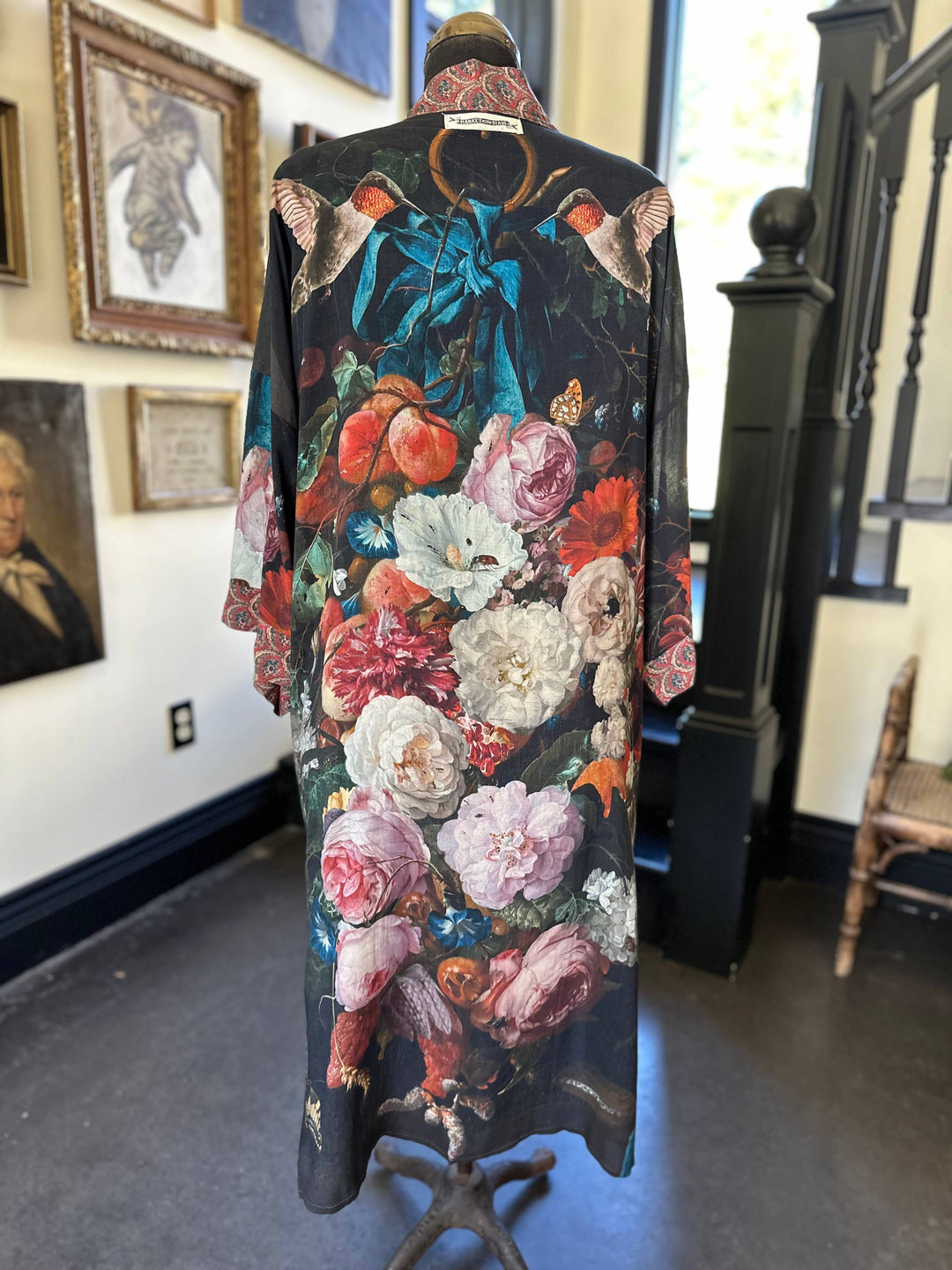 Flight of Fancy Kimono Hummingbird