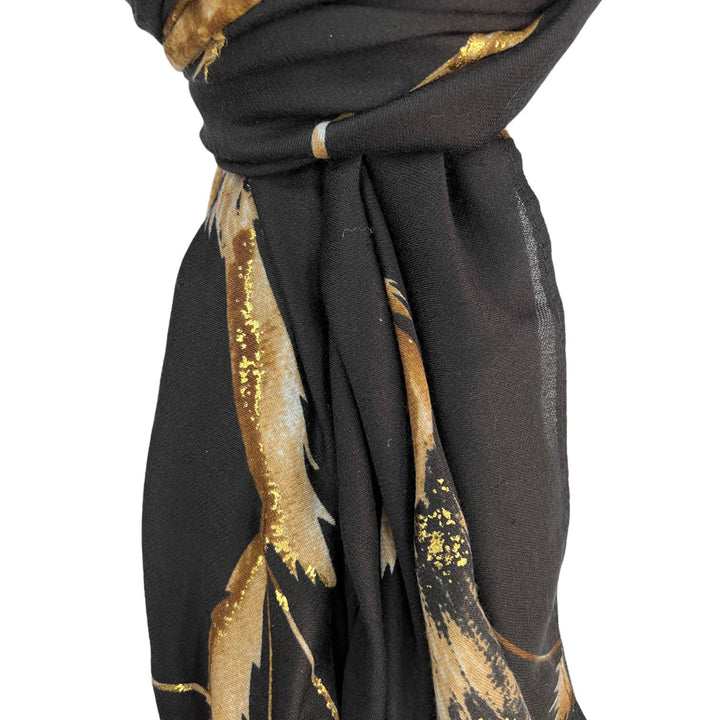 Dusty miller flower scarf: Cream