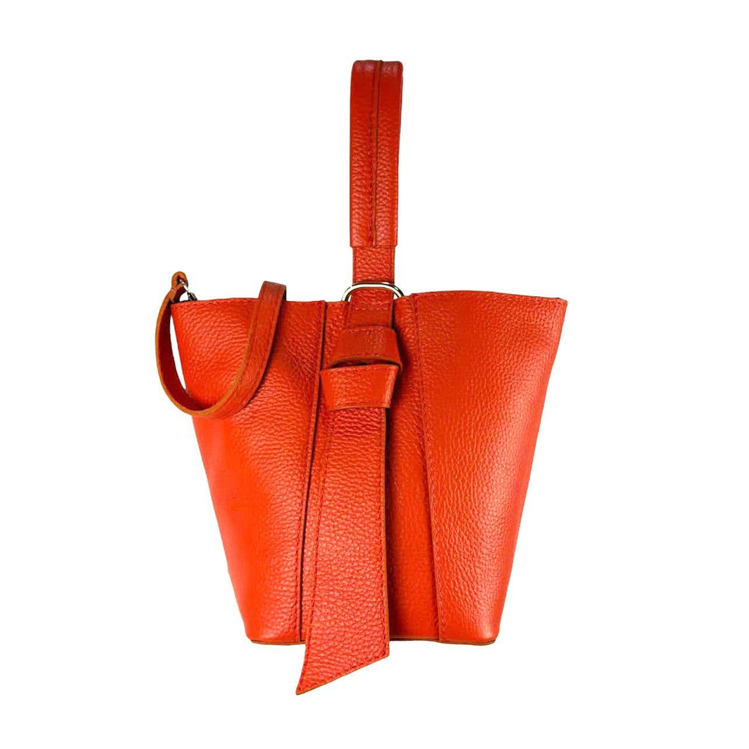 Genuine Leather Tote : Black