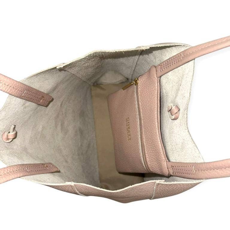 Leather Tote Bag Olive Green