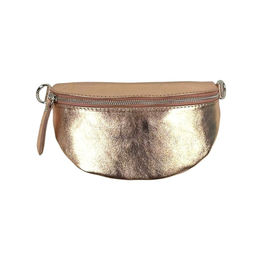 Metallic Leather Waist : Money
