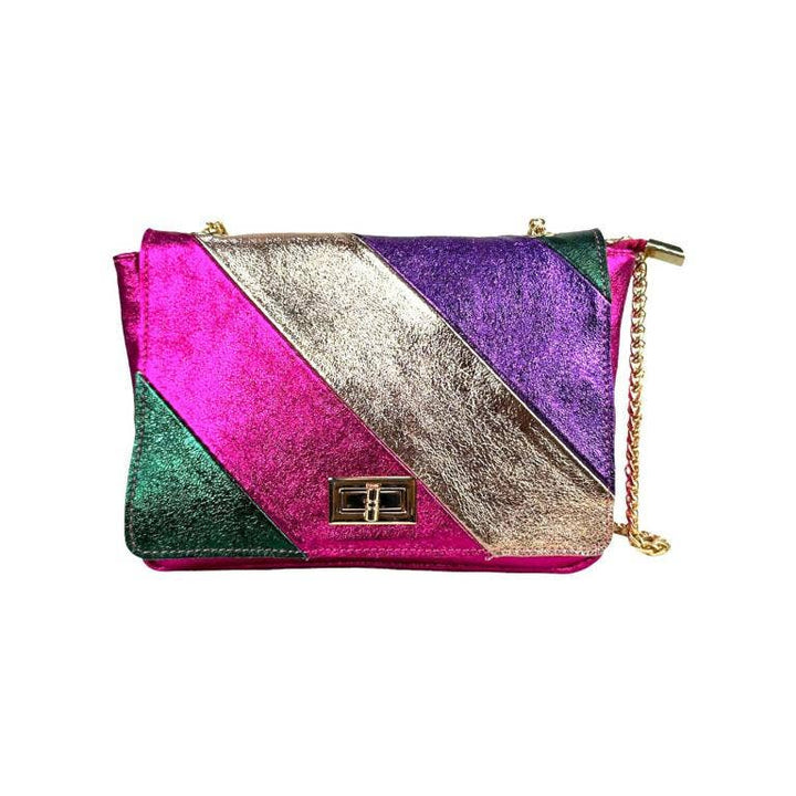 Multicolored Leather: Gold