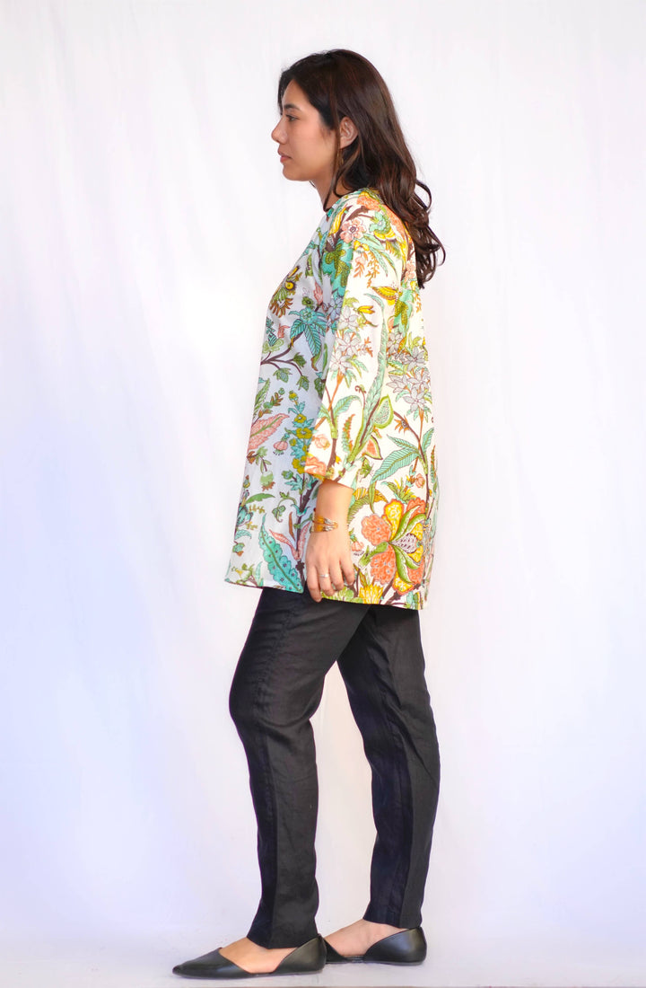 Seafoam Cotton Tunic: M