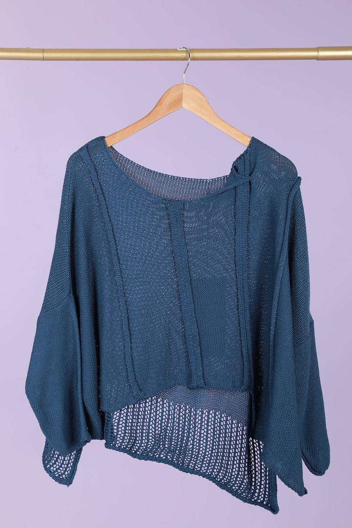 61113 100% COTTON SWEATER: Beige
