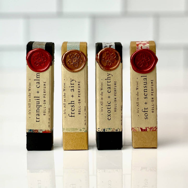 A Mandatory Activity, LLC - It's All in the Wrist Roll-on Perfume (5 Scents): Soft + sensual