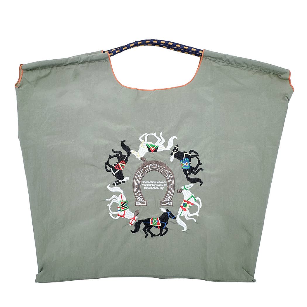 Horse Embroidery Handbag : ORA