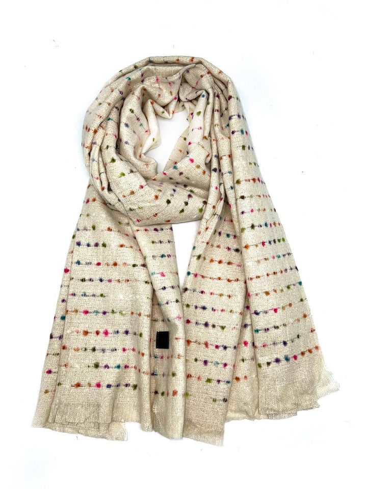 2P-1  scarf: Black