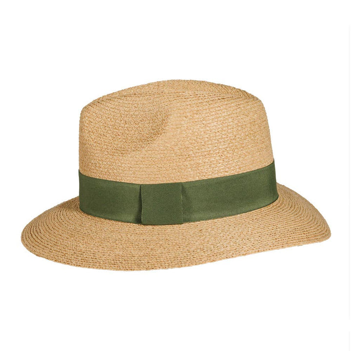 STRAW HAT BLK RIBBON