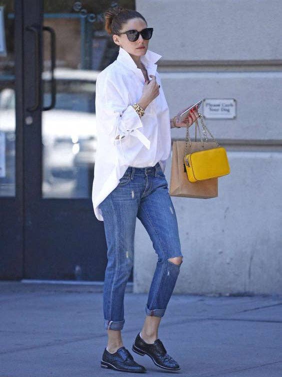 Sheer Trend - Long Sleeves Loose Letter Print Solid Color Split-Joint Lapel Blouses&shirts Tops: Letter Print / M