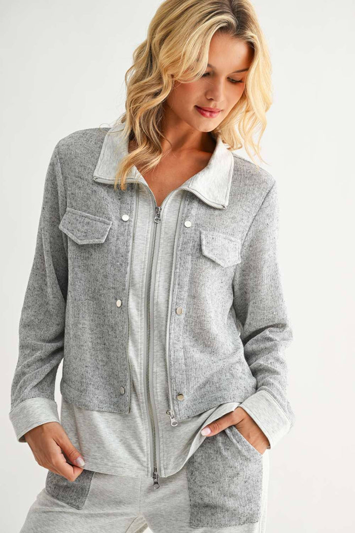 Jacob Jacket: Heather Grey / L