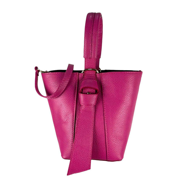 Genuine Leather Tote : Black