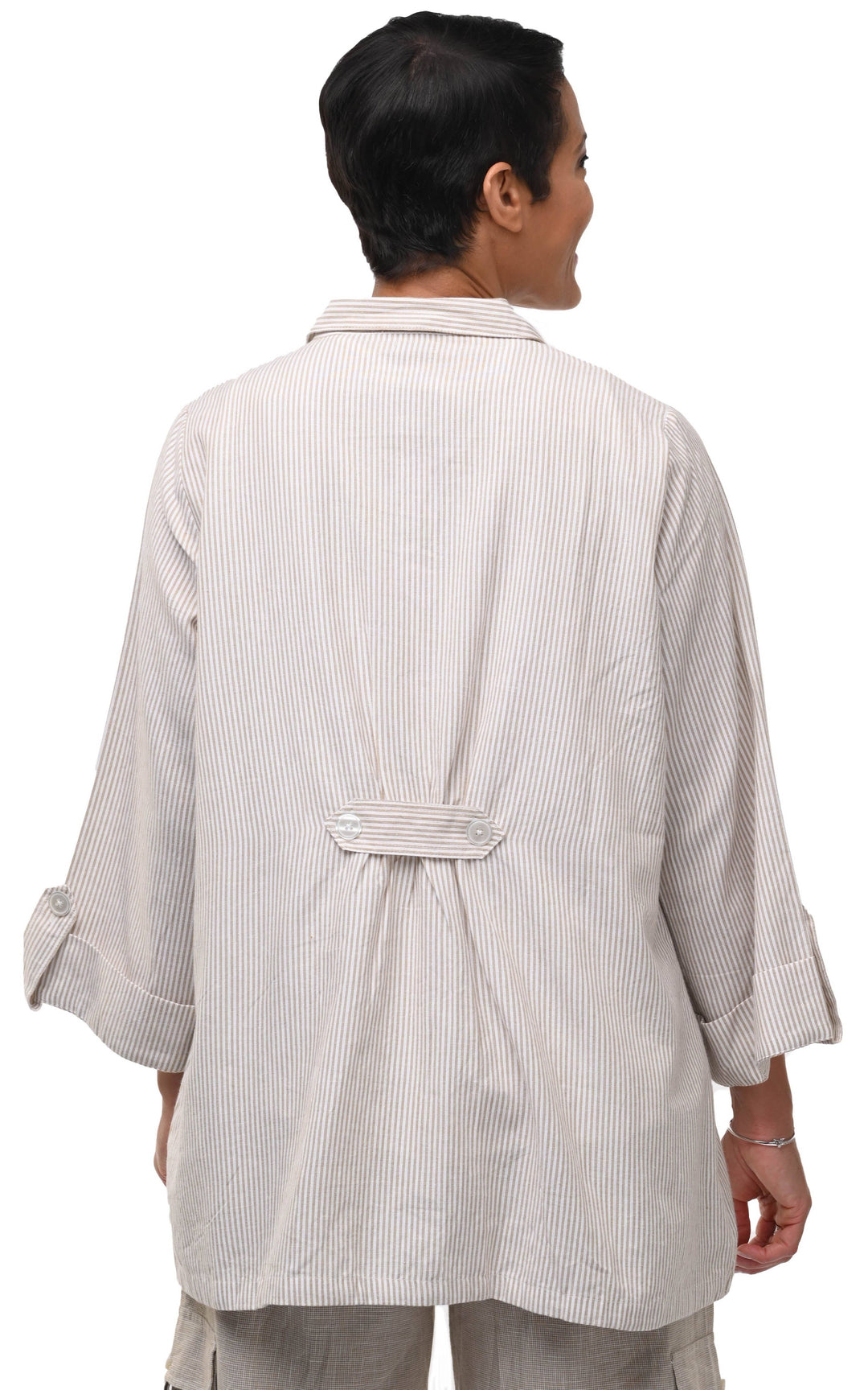 Tulip Clothing - CV1269 Leigh Jacket in Crockery Stripe*: S