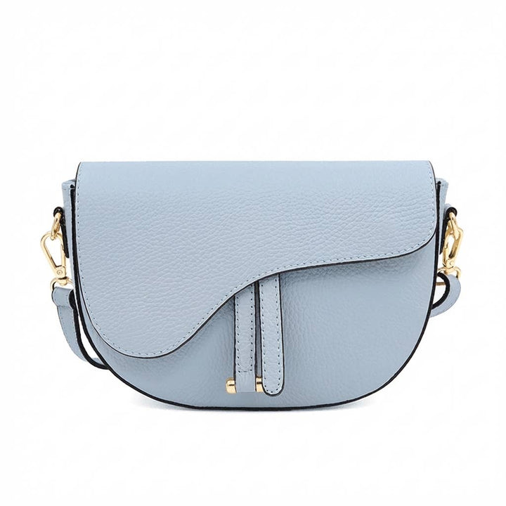 Leather Saddle Bag – Made in Italy: Nero