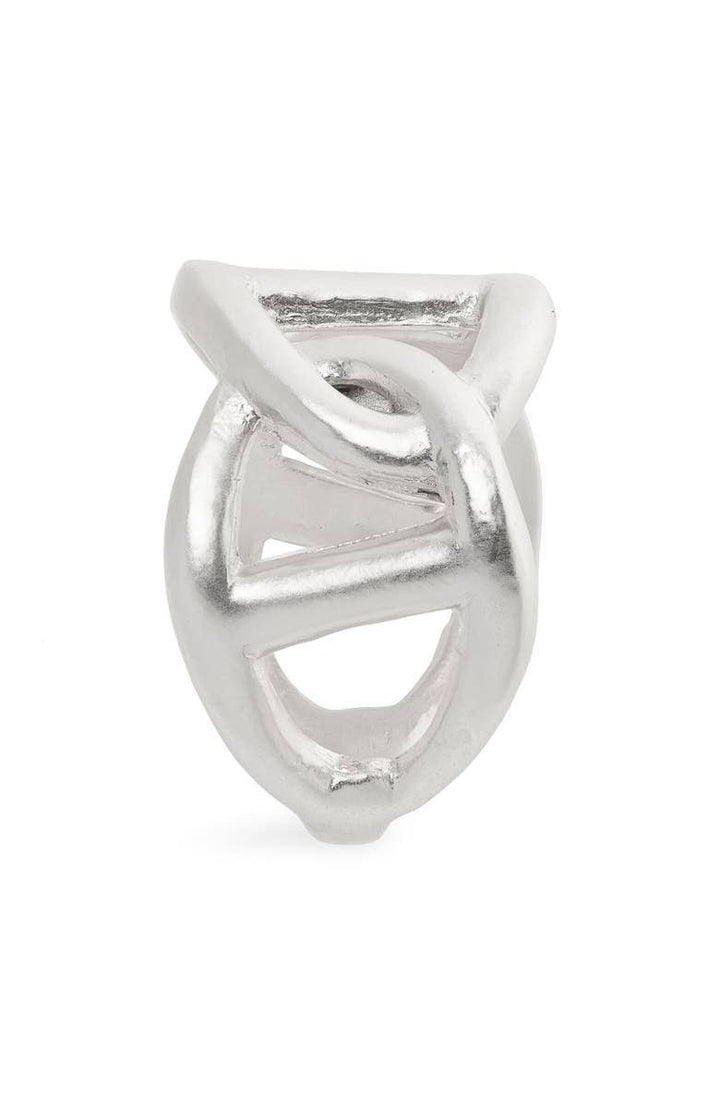 Oversized link stiff band: Gold