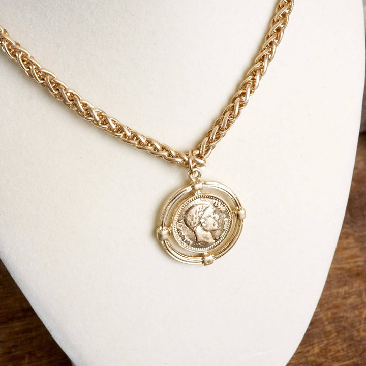 Coin Neck Gold-Chain